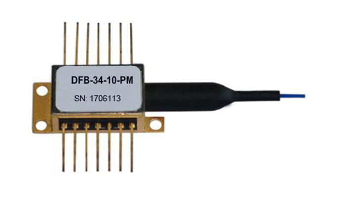 14-pin DFB Laser Diodes 1550nm Butterfly Semiconductor Laser